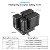 ZITAY 4-Channel USB C Fast Charging Station with PD 65W Quick Charger Adapter Kit for Sony NP-F550, NP-F750, NP-F770, NP-F970 Batteries