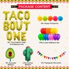 First Birthday Banner Fiesta First Birthday Party Supplies Mexican First Fiesta Decoration Taco Bout One Balloons Banner 1st Birthday Party Decorations Cinco De Mayo 1 Taco Birthday Party Decoration