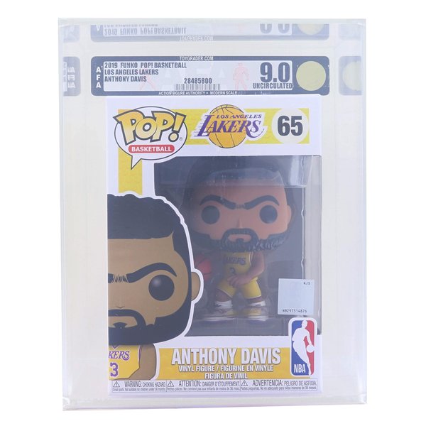 LA Lakers NBA Funko POP | Anthony Davis | Graded AFA 9