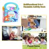 Water Coloring Book for Toddlers Water Painting Book Travel Toys No-Mess Coloring Activity Book Girls Boys Paint with Water Drawing Sticker Book