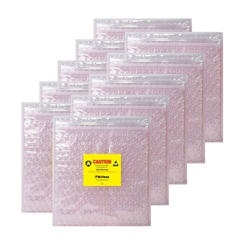 Anti Static Bubble Bags, Resealable Static Shielding Bag, Reusable for Sensitive Electronic Components (Small Qty 10)