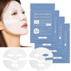 4 PACK Bio Collagen Real Deep Mask, Skinqueen Deep Collagen Face Mask Overnight, Facial sheet masks, Hydrating Real Korean Deep Collagen Mask, elasticity, firming