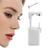 Self NOSE Piercing Gun Kits inside Piercing Rings Disposable Safety 1/100 With Moment Tool With Ring Stud Pierce Kit SS201 (1 Pack)