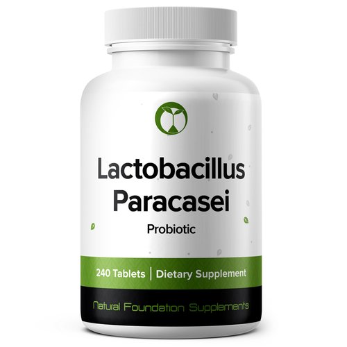 Lactobacillus Paracasei Probiotic Supplement 240 Tablets 3 Billion CFU Probiotics for Men & Women Supports Intestinal Digestive & Gut Health (240, Lactobacillus Paracasei)