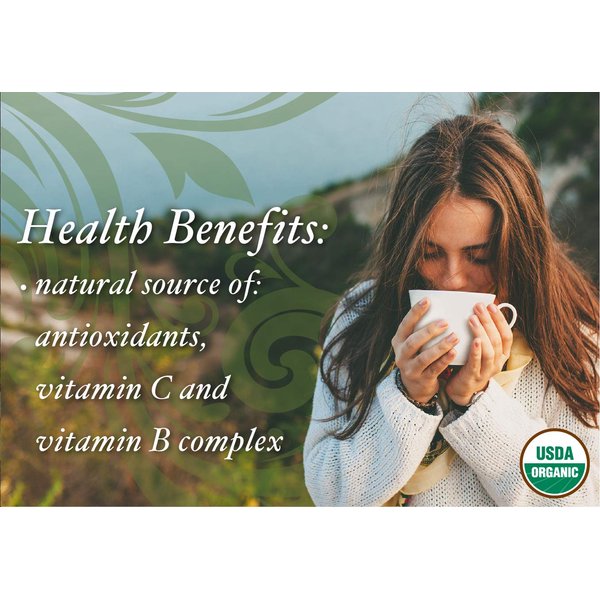 Buddha Teas Organic Wormwood Tea - OU Kosher, USDA Organic, CCOF Organic, 18 Bleach-Free Tea Bag
