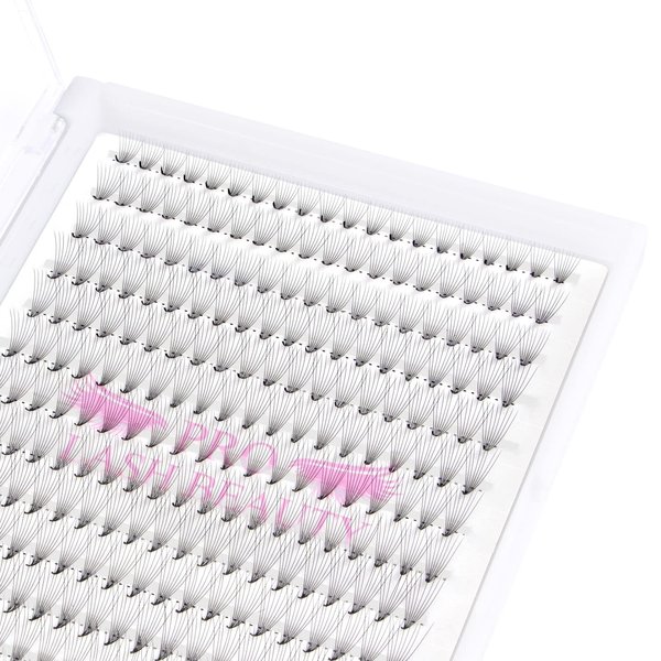 Premade Fans Eyelash Extensions 8D-D-0.07-11 Premade Volume Lash Extensions Pointed Base Fans 0.07 280 Fans C D Curl(8D-D-0.07,11 mm)