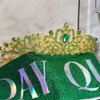 Tiaras for Women,Birthday Sash for Women,Birthday Queen Sash,Birthday Sash and Crown,Birthday Sash and Tiara for Women,Birthday Tiara for Women,Queen Crown,Green birthday decorations,Green crown