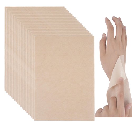 20 Pcs Tattoo Cover Up Patch, Tattoo Cover Up Tape Sweatproof, Not Easy To Fall Off, Thin Patch Invisible Scar Birthmark Dark Spots Stickers Natural, 4.72 x 3.54 Inches (Light Skin)