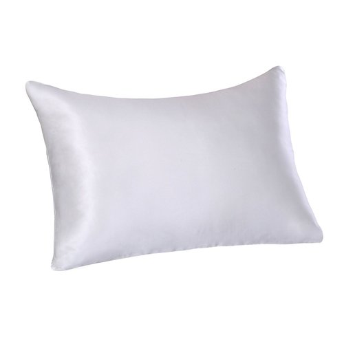 Tim & Tina 22 Momme 100% Pure Mulberry Luxury Silk Pillowcase, Good for Skin and Hair, Facial Beauty (Toddler/Travel, Ivory)