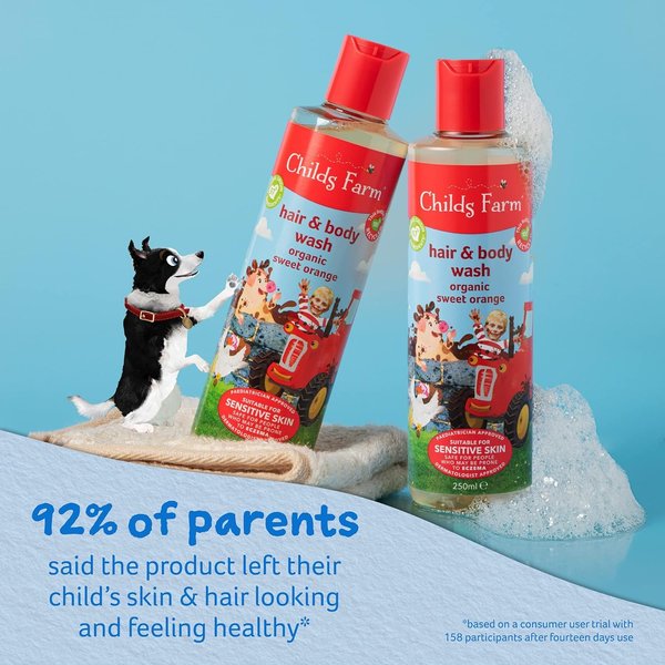 Childs Farm Hair & Body Wash For Rascals 250Ml Bundle Pack Of 3
