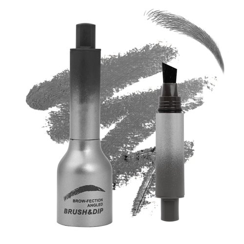 Brow-Fection Angled Brush & Dip-Chocolate, Liquid Eyebrow Brush, Supreme Eyebrow Brush, Eyebrow Tint, Waterproof Brow Pen, Angled Eye Brow Brush, Multi-Purpose Non-Smudged Eyebrow Pen (AUBURN)