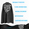 JV PRO Struggle Made Real Original Salon-Quality Barber Cape with Adjustable Neck Closure - Water-Resistant and Hair-Repellent Fabric, Stylish and Durable Hair Cutting Cape