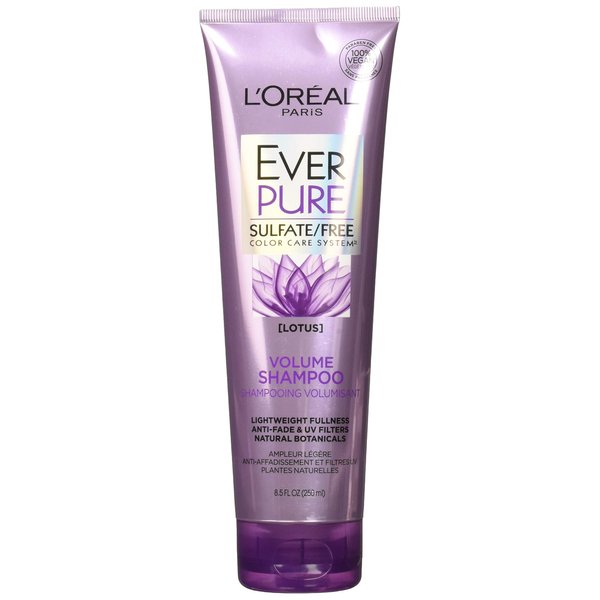 L'Oreal Ever Pure Volume Shampoo Lotus, 8.5 Fl Oz (Pack of 2)