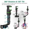 PKYAA Rearview Mirror Phone Mount Holder for Car, 360° Rotating , Multifunctional Mount Phone and GPS Holder Universal Car Phone Holder for All Smartphones