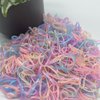 LAUTIE Mini Jelly Elastic Rubber Hair Bands 800PCS Soft Elastics Ties Bands 1mm elastic hair ties non-slip rubber bands for girls,wedding hairstyle kid braids, Small