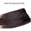 Last 5 Years Raw Natural Light Yaki Relaxed Straight Clip In Lift 613 Real One Donor Straight Virgin Human Hair Extensions Clip Ins Weft Extension For Black Women (yaki 20in, Natural Brown)