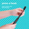 hello Manual Adult Toothbrush With Reusable Charcoal Modern Aluminum Handle & 4 Soft Replacement Heads, Bpa-free, 4 count