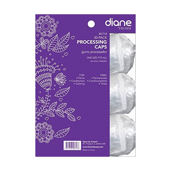 Urban Essence Set Of 15 Clear Shower Caps Hair Deep Conditioning