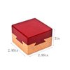 Ahyuan 3D Wooden Brain Teaser Magic Drawers Jewelery Gift Box Logic Puzzle Cube Toy for Children and Adults