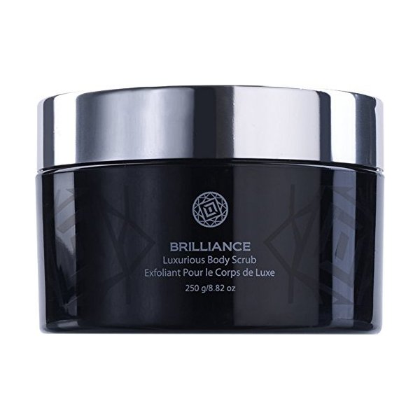 Forever Flawless BRILLIANCE - Diamond Body Scrub with Raw Sugar, Premium Sea Salt, Vitamin E, Exfoliating, Nourishes FF83 (8.82 oz)