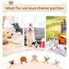 Tezituor 6Pcs Bulk Dog Stuffed Animals, Fluffy Assorted Stuffed Dog Puppy Plush Toys for Kids, 11 Inch Small Plush Cute Dog Doll Set for Dog Themed Party Favors Gift