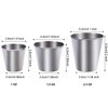 Ruisita 12 Pieces Stainless Steel Shot Cups Stainless Steel Shot Glass Drinking Tumbler (2.3 Ounce/70 ml)