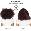 Carol’s Daughter Hair Milk 4 in 1 Combing Creme for Curls, Coils and Waves, with Agave and Olive Oil, Hair Detangler, Curl Cream, 8 fl oz