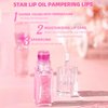 Color Changing Lip Oil, 2Pcs Moisturizing Big Brush Magic Color Changing Lip Gloss Transparent Lip Care, Hydrating Lip Glow Oil, Long Lasting Nourishing Non-sticky Fresh Texture
