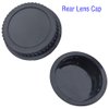 Body Cap and Rear Lens Cap Cover for Canon EOS EF EF-S Mount Camera on T7 T6 90D 80D 77D 70D 60D 5Ds 1DX 5D 7D / 6D Mark II III 200D Rebel SL3 SL2 T8i T7i T6i T6S T5i T5 T4i T3 T2ii T1i [2 Sets]