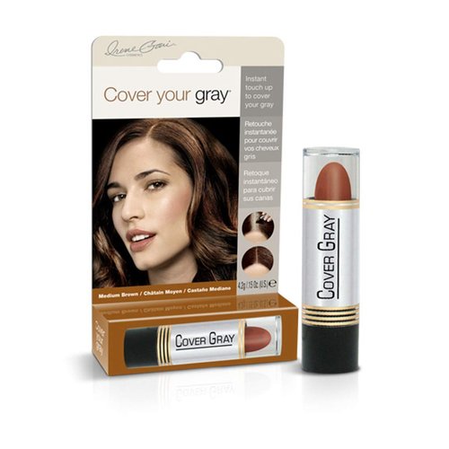 Cover Your Gray Hair Color Touch-Up Stick - Medium Brown (5-Pack)