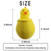 Squeeze Toys -3pcs Chick Squeeze Toys Stress Chicken Chicken Fidget Toys for Kids and Adults Squeeze Stress Relief Balls for Giif Party Supplies Random Color