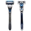 Barbasol Ultra 6 Plus Men's Razor with 2 Razor Blade Refills (1 Handle + 2 Cartridges), Mens Razors/Blades