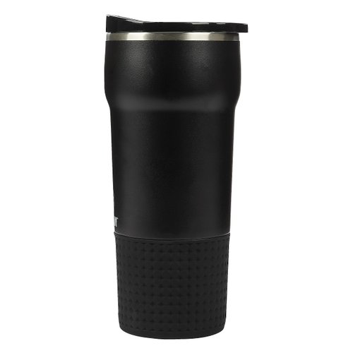 Pelican Hydration Pelican Cascade™ 22 oz Vacuum Insulated Tumbler - Recycled Stainless Steel Double Wall Travel with Dual Lid, Powder Coated Insulated Coffee Mug For Hot Cold Drinks, Jet Black