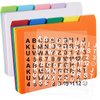 Lewtemi 50 Pcs Index Card Dividers 4 x 6 Inch Index Card Dividers with Tabs Index Cards Guides with 2 Pcs Alphabet Number Stickers for Office Recipe Business Classroom (Multi Color)
