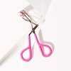 Tweezerman Pink Great Grip Eyelash Curler, Plastic, Includes 3 Replacement Pads