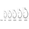 Angler's Grotto EWG Offset Shank Worm Hook | 15/25 Count Per Pack | Freshwater Saltwater Fishing Hooks | High Carbon Steel Extra Strength | Size #1#1/0#2/0#3/0#5/0 (Size #3/0, 15 Count)
