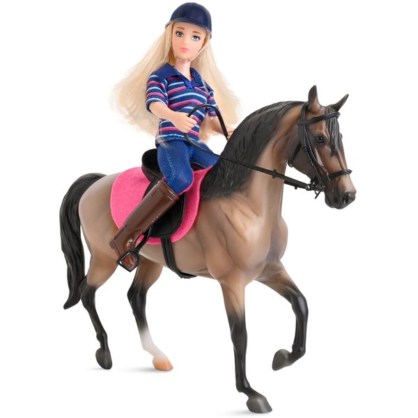 Breyer Freedom Series (Classics) English Horse & Rider Doll Set | (1:12 Scale) | Model #61114