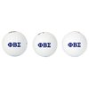 Desert Cactus Phi Beta Sigma Golf Balls 3 Pack Full Color Golf Ball (Letter)