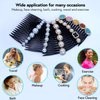 MARY LAVENDER Side Hair Comb for Girls Women Hold Bangs Hair Twist Comb French Twist Hair Pin Clips Hair Accessories Decorative Comb 5pcs