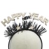 BinaryABC Happy New Year Headband Tiara,New Year Eve Hair Accessories,2024 New Years Party Favors Supplies