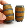 EatingBiting 1:12 Doll Mini House Christmas House Miniature Furniture Beer Barrel Cask Beer Keg Beer Mug 3Pcs Set (1 Beer Barrel & 2 Cup) Photography Props House Ornaments