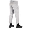 Champro Men's Standard Triple Crown Classic Baseball Pants, Grey, Small