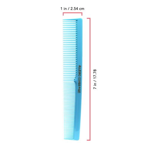 Allegro Combs 420 Hair combs Barber Comb Comb Set Hair Cutting Combs Pocket Comb Combs for Hair Stylist Styling Comb Baby Blue Combs 12 pk.