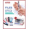 KISS Nail Files Black on Black (12 pieces) Files & Smooths Natural and Artificial Nails