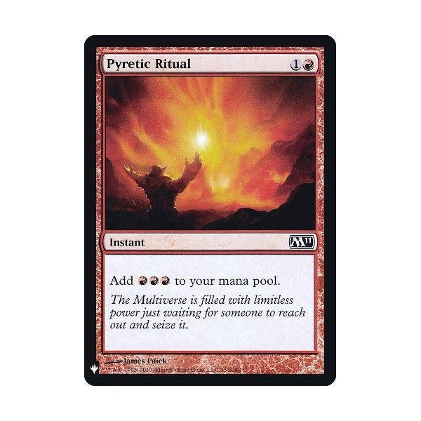 Magic: The Gathering - Pyretic Ritual - Foil - Mystery Booster - Magic 2011