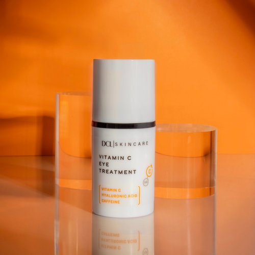 DCL Skincare Vitamin C Eye Treatment boosts collagen and reduces eye puffiness with High Potency Vitamin C, Vitamin B5 and Hyaluronic Acid, 0.5 Fl Oz