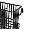 Better Houseware Cutlery Drying Basket with Hooks - Black Coated Steel Wire - 3 Compartments - Fits Most Dish Racks - Utensil Drying Rack for Sink