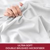 Mellanni Queen Fitted Sheet Only - Iconic Collection Bedding Sheets - Soft & Cooling Sheets with up to 16 inch Deep Pocket - All Around Elastic - Wrinkle, Fade, Stain Resistant - 1 PC (Queen, White)