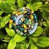 Spiral Lock Hair Tie Dreadlock Accessories Bendable Hair Ties for Women and Men Bohemian Iron Wire Ponytail Holders Colorful Dreadlock Hair Tie Long Dreads Thick Curly Hair Holder with Bag (Blue Green