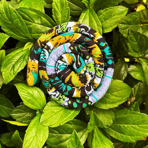 Spiral Lock Hair Tie Dreadlock Accessories Bendable Hair Ties for Women and Men Bohemian Iron Wire Ponytail Holders Colorful Dreadlock Hair Tie Long Dreads Thick Curly Hair Holder with Bag (Blue Green